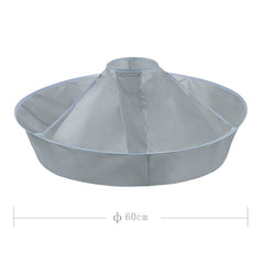 PE Material Haircut Cape 60cm Umbrella Design Salon Hairdressing Cloak For Hair Dye Perm, PE