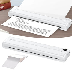Small A4 Home Office Portable Inkless Printing Thermal Paper, 200pcs Thermal Paper