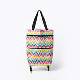 2 In 1 Oxford Cloth Shopping Bag Foldable Shopping Trolley Cart