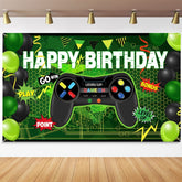 180x110cm Game Console Theme Birthday Background Birthday Party Decoration Banner, 2023SRB51, 2023SRB53, 2023SRB54
