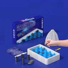Magnetic Chess Game Fun Table Strategy Game for Kids and Adults, Sponge Model, Rope Model, Sponge Model Rock Chess, Rope Model Rock Chess