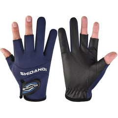 Fishing Fingerless Non-Slip Gloves Waterproof Wear-Resistant Lure Fishing Equipment