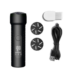 Electric Foot File Pedicure Kit Waterproof Feet Callus Remover, White, Kit 1 White, Kit 2 White, Matte Black, Kit 1 Black, Kit 2 Black