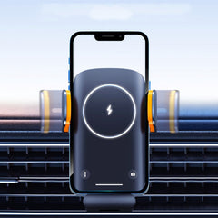 Smart Induction Wireless Charger Car Cell Phone Holder Solar Fast Charging Air Vent Navigation Stand