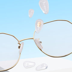 25pairs Eyeglasses Airbag Nosepiece Silicone Soft Nose Pad Universal Accessory, Medium, Large, Non-Slip