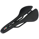 TOSEEK Mountain Bike Saddle Road Bicycle Seat Accessories, Black, Red, Black Red, Black Yellow