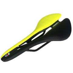 TOSEEK Mountain Bike Saddle Road Bicycle Seat Accessories, Black, Red, Black Red, Black Yellow