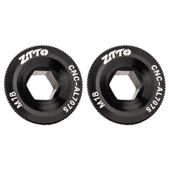 2pcs ZTTO Bicycle Aluminum Alloy Crank Cover Mountain Bike Crank Screws, M18 Black, M18 Red, M18 Blue, M19 Black, M19 Red, M19 Blue, M20 Black, M20 Red, M20 Blue