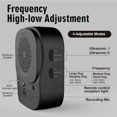 Outdoor Ultrasonic Automatic Detection Dog Training and Barking Stopper