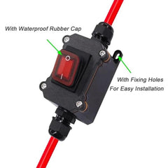 Car Rocker Power Switch IP67 Waterproof Junction Box, IP67 Waterproof Junction Box