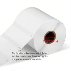 Phomemo 3 1/2-inch×1 1/8-inch 1050pcs Thermal Label for PM241-BT/PM246S/D520-BT Printer, 3 1/2-inch×1 1/8-inch
