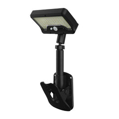 Solar Intelligent Motion Sensor Clip-On Light Outdoor Courtyard & Lawn Lamp, White Light, Warm Light, Three-Color Light Black, Three-Color Light White