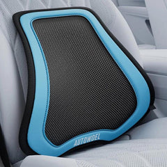 AUTOWOEL Universal Car Ventilated Lumbar Support Portable Car Seat Back Cushion, Without Fan Grey, Without Fan Blue, With Fan Grey, With Fan Blue