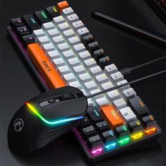 iMICE MK-X20 Adjustable RGB Lighting Wired Mechanical Gaming Keyboard Mouse