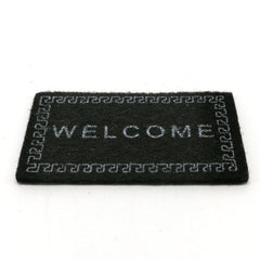 Handmade Simulation Doll House Accessories Welcome Pad Floor Mat Model