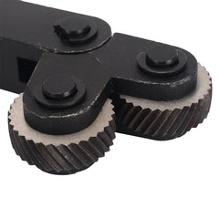 Hardened and Durable Steel Two-wheel Knurled Tool Kit, 0.8mm, 1.0mm, 1.2mm, 1.5mm, 1.6mm, 1.8mm, 2.0mm