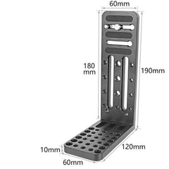 BXIN L130C Universal L-shaped Vertical Clapper SLR Tripod Hydraulic Pan/tilt Quick Release Plate Suitable For Shadow Stabilizer, BEXIN L130C