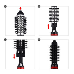360 Degrees Rotation Electric Hair Dryer Brush Professional Hair Blow Dryer Comb Electric Hair Curler