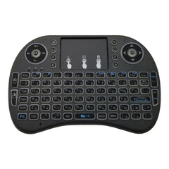 Support Language: Russian i8 Air Mouse Wireless Backlight Keyboard with Touchpad for Android TV Box & Smart TV & PC Tablet & Xbox360 & PS3 & HTPC/IPTV, Russian