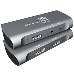Z27 HDM Female + Mic to HDM Female USB 2.0 Video Audio Capture Box, Z27