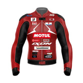 Team Suzuki GSXR Motorcycle Racing Leather Jacket