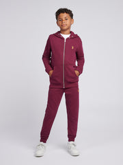 Boys Double Horsemen Loopback Jogger Grape Wine