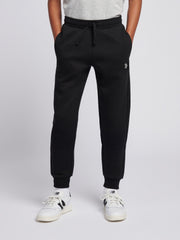 Boys Circle Graphic Hoodie & Jogger Set in Black