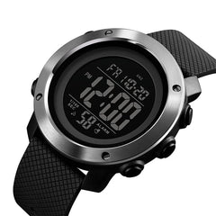 SKMEI 1416 Multifunctional Outdoor Fashion Noctilucent Waterproof Steel Ring Digital Watch, Steel Ring, 1416 Steel Ring