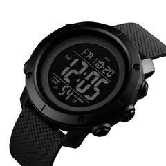 SKMEI 1426 Multifunctional Outdoor Fashion Noctilucent Waterproof Black Machine Rubber Ring Digital Watch, Black Machine Rubber Ring, 1426 Black Machine Rubber Ring