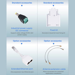 VONETS VAP11S-5G Mini Wireless Bridge 900Mbp WiFi Repeater with 2 Antennas & Fan
