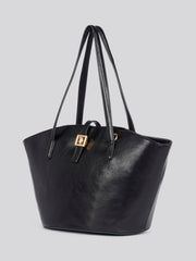 U.S. Polo Assn. Womens Caring Shopping Bag in Black