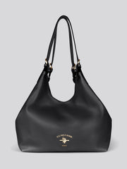 U.S. Polo Assn. Womens Stanford Large Handle Bag Black