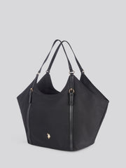 U.S. Polo Assn. Womens Houston Large Double Handle Bag Black