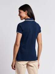 Womens Polo Shirt Navy Iris