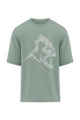 XAPE Blinder Oversized Tee - Sage
