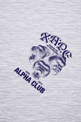 XAPE Alpha Club Reserved Tee - Sports Grey