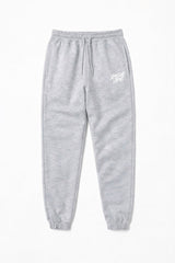 XAPE Classic Brush Script Joggers - Heather Grey
