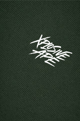 XAPE Classic Brush Script X Tech Tee - Forest Green