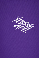 XAPE Classic Brush Script X Tech Tee - Purple
