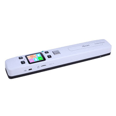 iScan02 Double Roller Mobile Document Portable Handheld Scanner with LED Display, Support 1050DPI / 600DPI / 300DPI / PDF / JPG / TF, iScan02 White, iScan02 Black