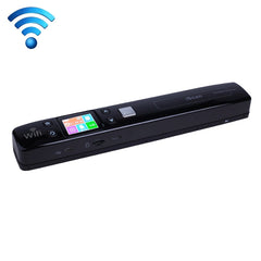 iScan02 WiFi Double Roller Mobile Document Portable Handheld Scanner with LED Display, Support 1050DPI / 600DPI / 300DPI / PDF / JPG / TF, WiFi iScan02 Black, WiFi iScan02 White
