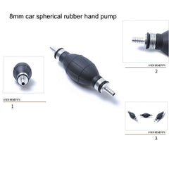 8mm Car Spherical Rubber Car Boat Motorcycle Gasoline Pump Crude Oil Pump Hand Pump, 8mm Gasoline Pump