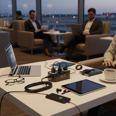 Orico Travel Power Strip – 4 Outlets & 2 USB-C Ports