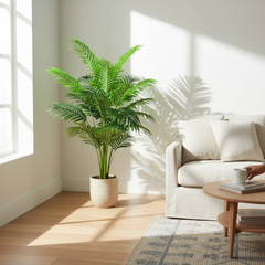 Artificial Palm Tree 90–120cm – Fake Tropical Plant for Home & Garden