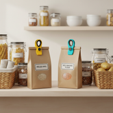 2/4/6Pcs Magnetic Reusable Bag Clips By Zapcart For Kitchen And Busy Homes Airtight Seal Keeps Snacks Fresh