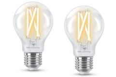 4lite WiZ Connected A60 Filament Clear WiFi LED Smart Bulb - E27 Large Screw