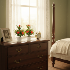 Lifelike Artificial Flower Pot – Low Maintenance Home Decor