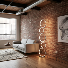 Ruibopad Nordic LED Floor Lamp 3 Level Dimming Living Room