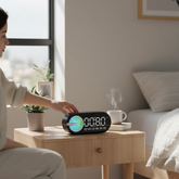XMSJ Wireless Bluetooth Speaker Alarm Clock RGB Mirror Home