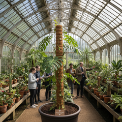 Coir Totem Pole – Moisture-Retaining Support for Climbing Plants